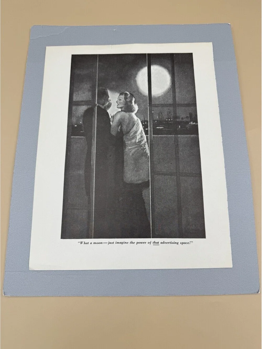 E. Simms Campbell Esquire Cartoon Page 1930s Double Sided Vintage Art Marketing